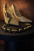 Black and Gold Resin Chain